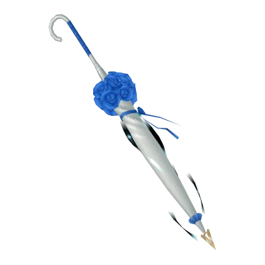 Blue Rose Umbrella Sword