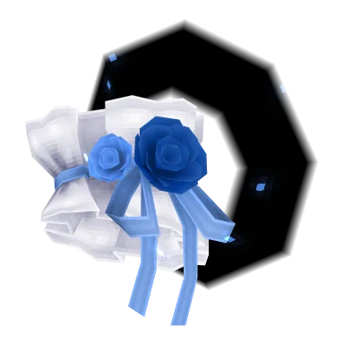Blue Rose Wristband