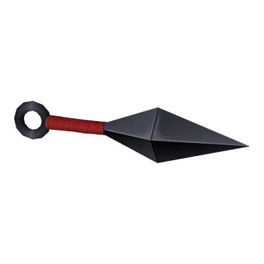 Kunai in Mouth