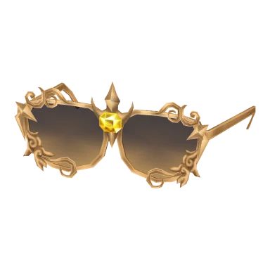 Golden Shiny Sunglasses