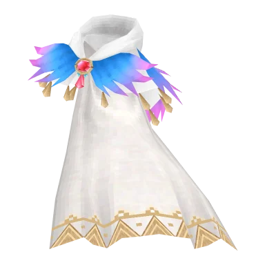 Rainbow Feather Cape