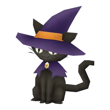 Witch Cat on the Head