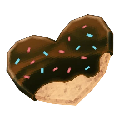 Heart Chocolate Biscuit